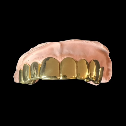 CUSTOM 8 ON 8 GOLD GRILLZ