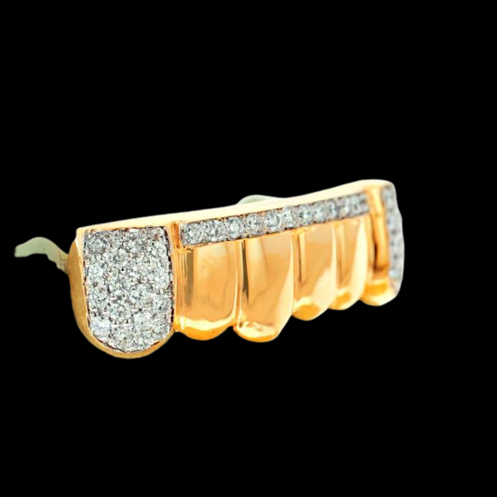 2 Custom 6 Piece Diamond Grillz