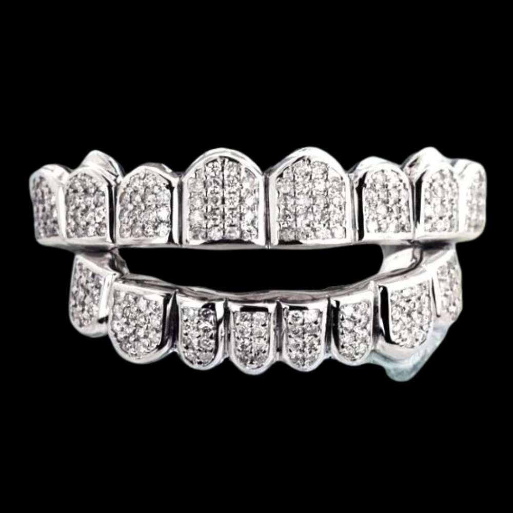 1 Prong Block Set Diamond Grillz