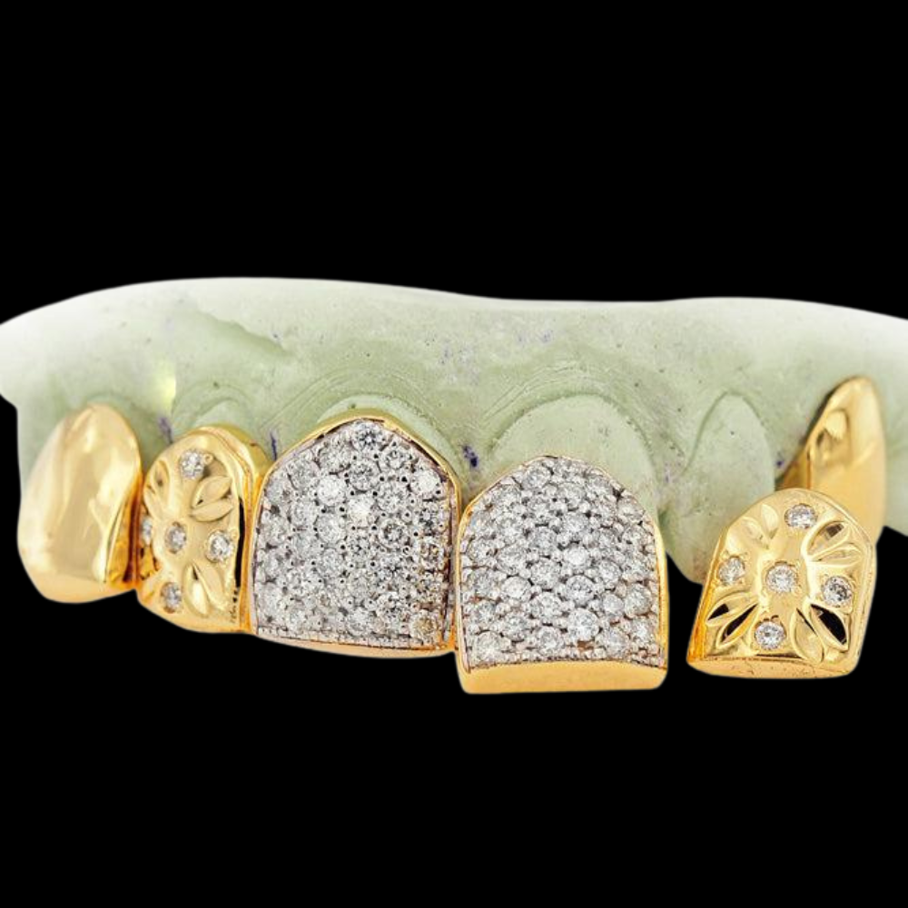 18K INDIVIDUAL 6 TEETH GRILLZ