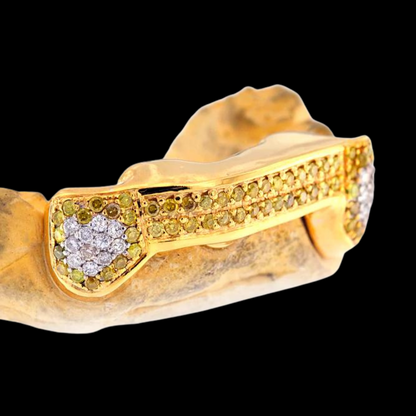 3 Hand Prong Set Diamond Grillz