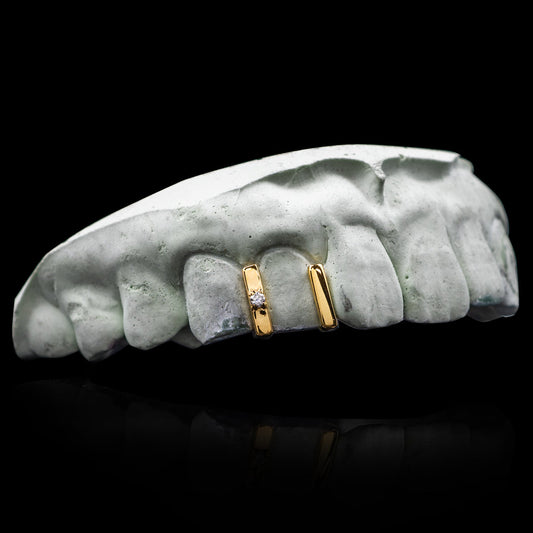 Premium Single Stone Gap Filler Grillz – durable, custom fit for a sleek, polished look.