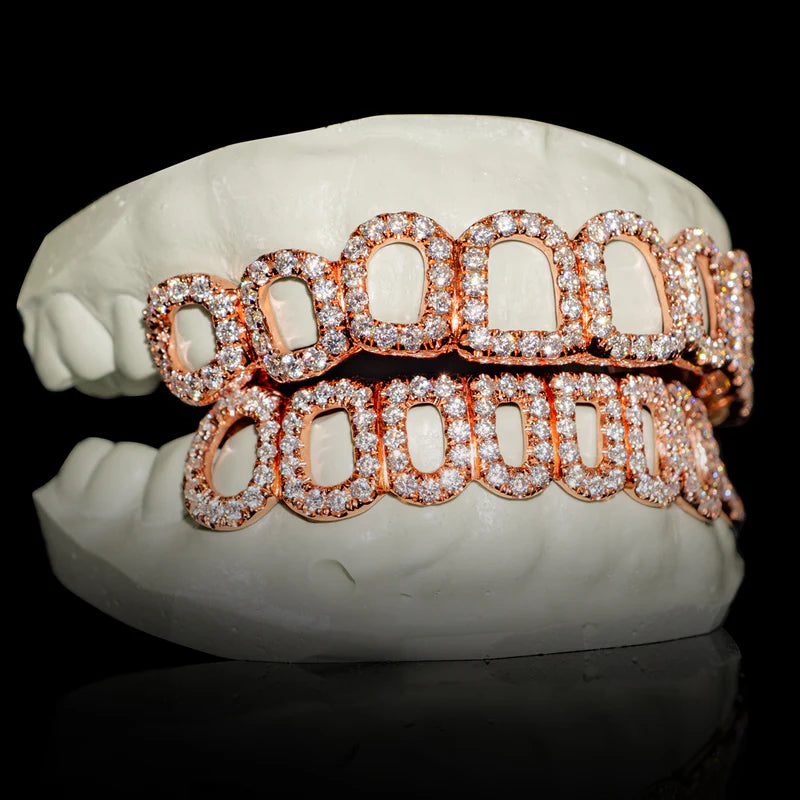 Iced Open Face - VVS Moissanite Grillz