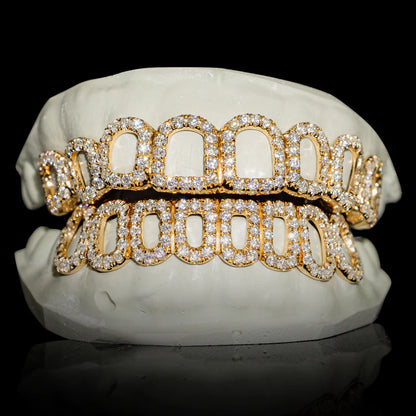 Iced Open Face - VVS Moissanite Grillz