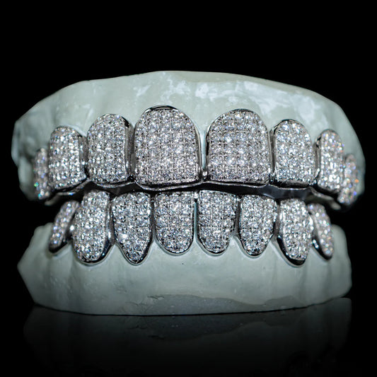 Custom VVS Moisannite 10 on 10 Diamond Grillz