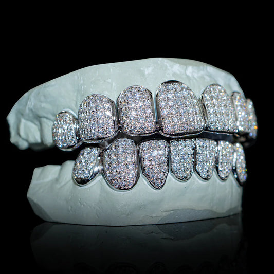 Custom Permanent VVS Moissanite Diamond Grillz