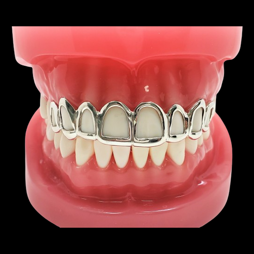 Custom Grillz Solid 10K Gold Open Face Custom Grillz