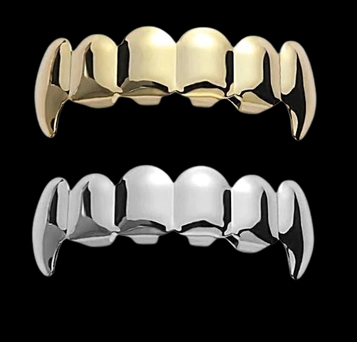 FANG PLAIN GOLD GRILLZ